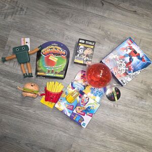 Ultimate Kids' Toy Bundle! 🤖🍔🕷️